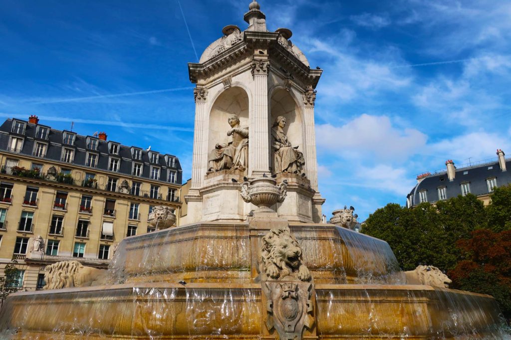 Fountain in Paris, France