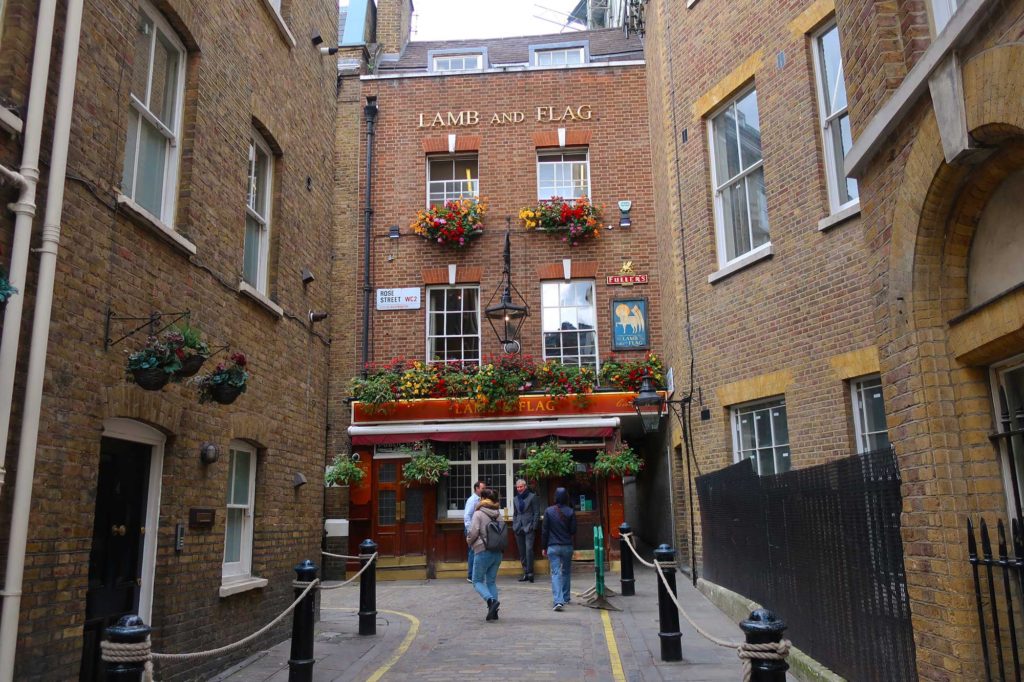 The Lamb and Flag in London, England