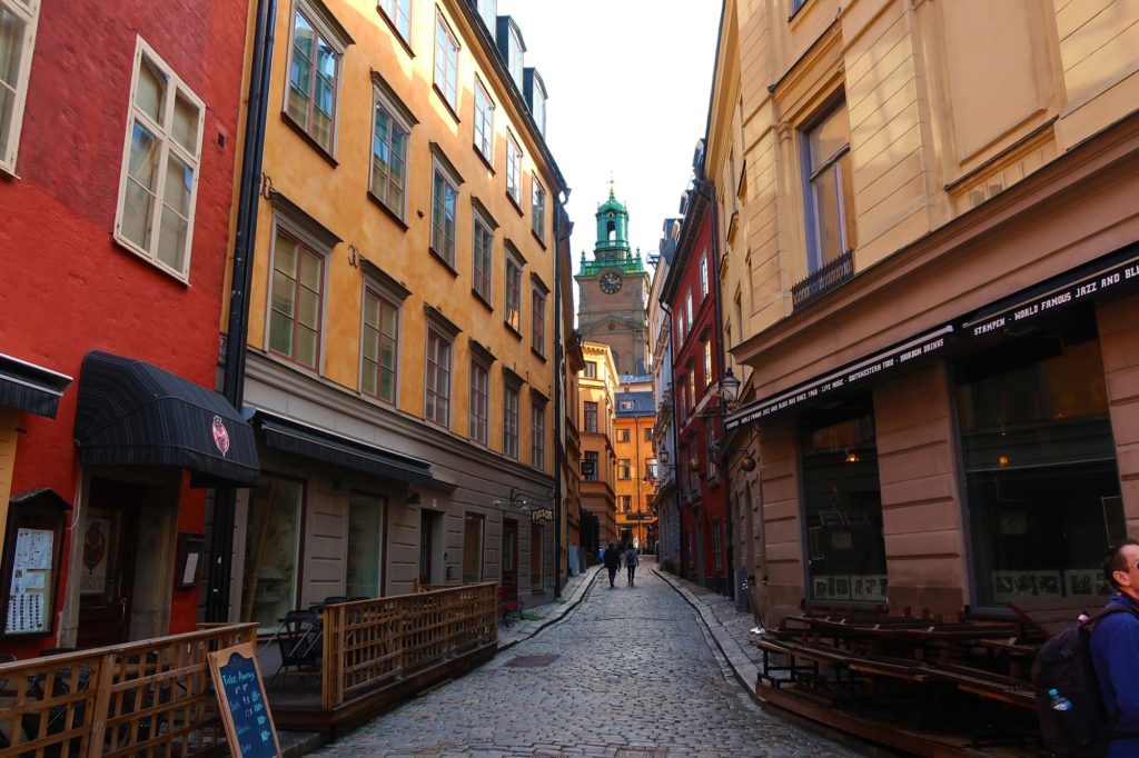 Alley in Stockholm, Sweden