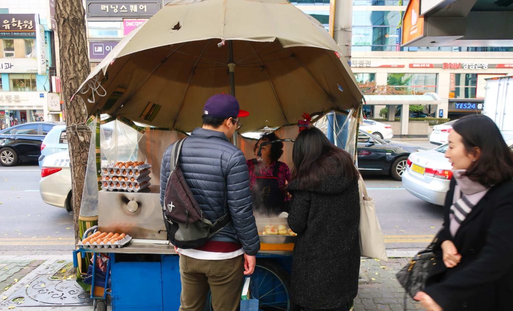 Street food in Busan, South Korea