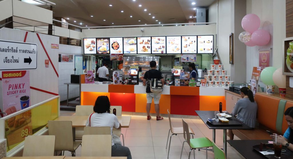 Chester's fried chicken in Thailand