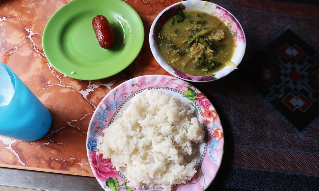 Fish curry in Siem Reap