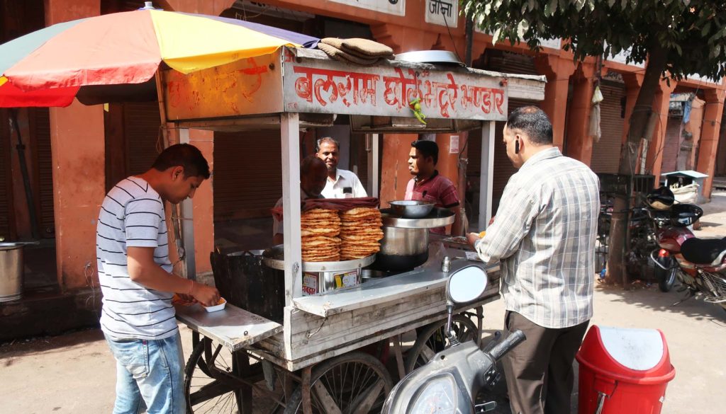 Street food in Jaipur