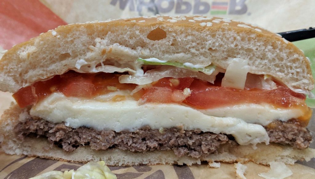 Halloumi Whopper at Burger King Cyprus