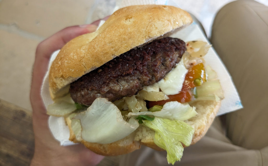 Hamburger (??) from Beccheria del Borgo Antico