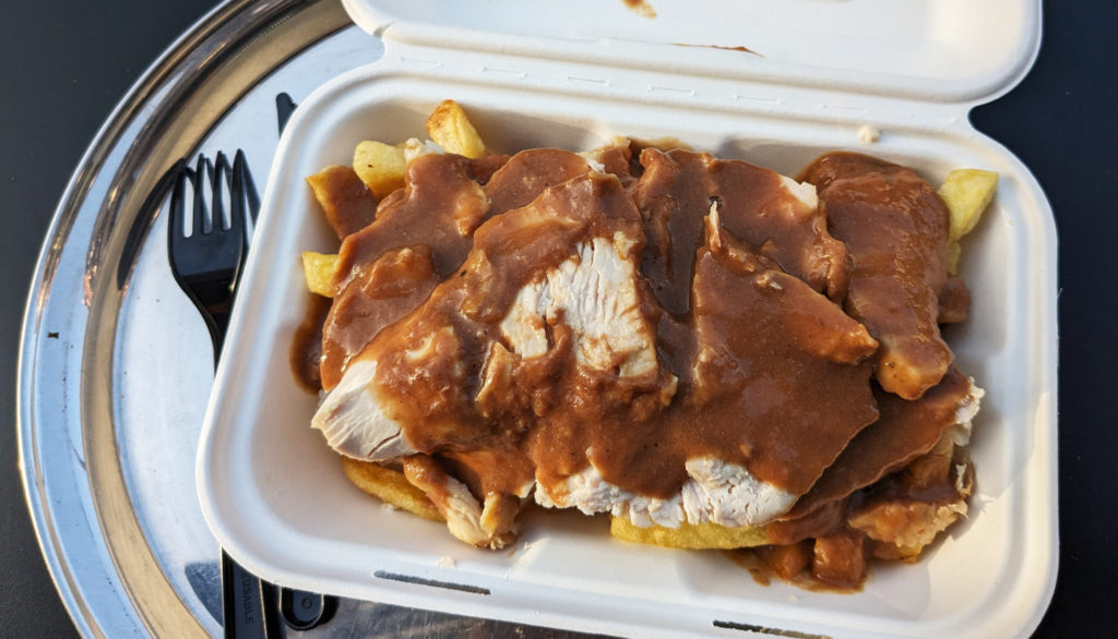 Roast turkey and fries from Tongue & Brisket