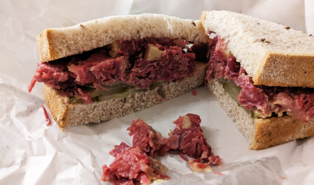 Salt beef sandwich from Tongue & Brisket