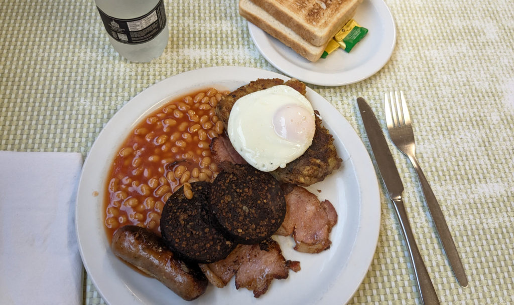 Full breakfast from The Regency Cafe